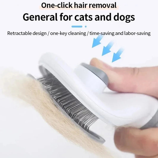 Pawzen™ Self-Cleaning Pet Grooming Brush