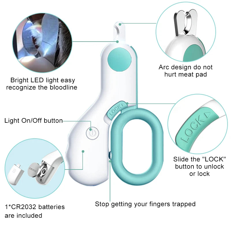 Pawzen™ LED Pet Nail Clipper
