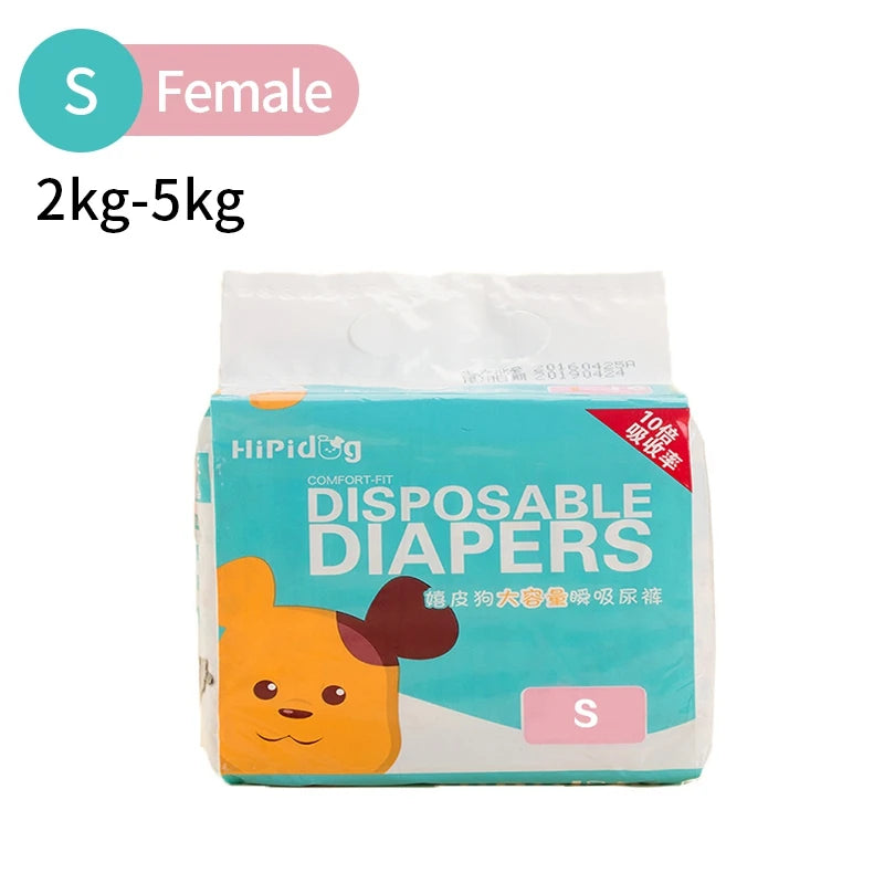 Pawzen™ Female Dog Diaper (Leakproof & Absorbent)