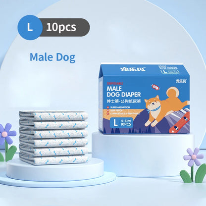 Pawzen™ Female Dog Diaper (Leakproof & Absorbent)