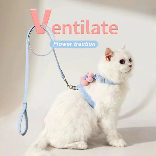 Pawzen™ Adjustable Pet Harness & Leash Set