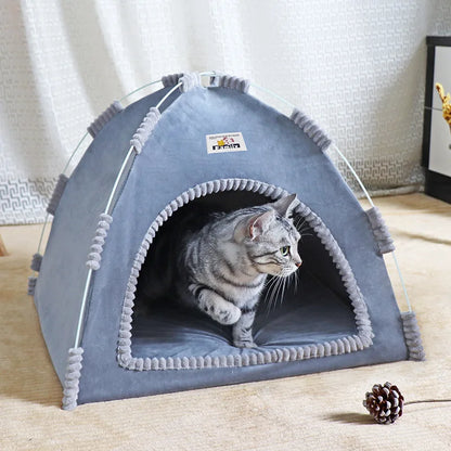 Pawzen™ Foldable Pet House & Tent Bed