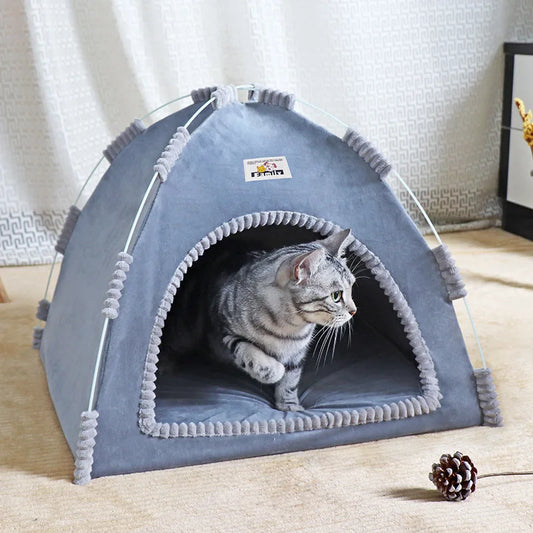 Pawzen™ Foldable Pet House & Tent Bed