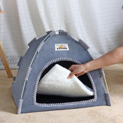 Pawzen™ Foldable Pet House & Tent Bed