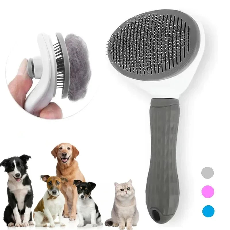 Pawzen™ Self-Cleaning Pet Grooming Brush