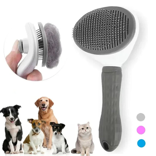Pawzen™ Self-Cleaning Pet Grooming Brush