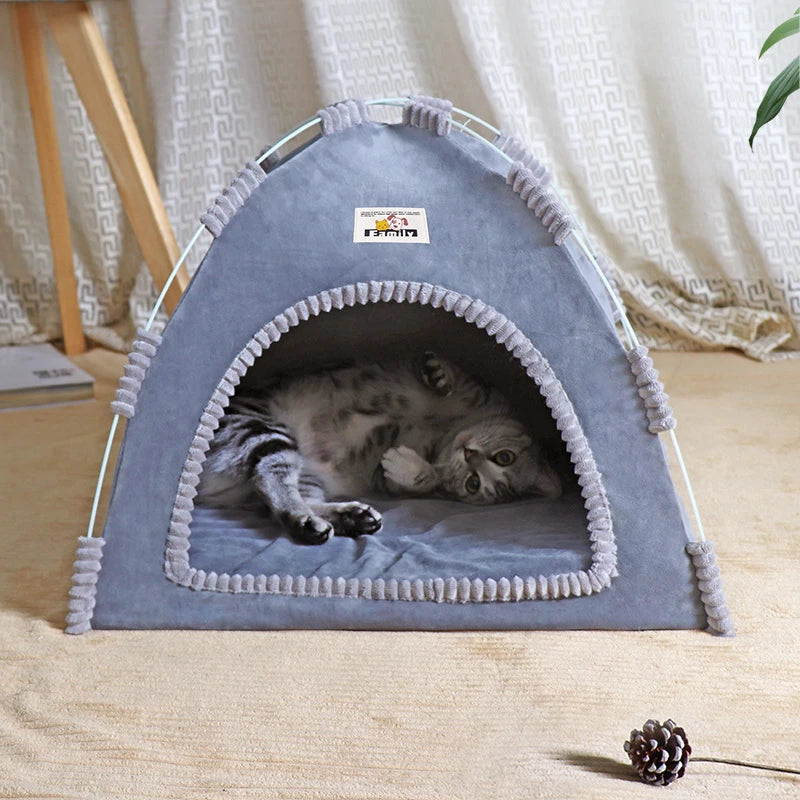 Pawzen™ Foldable Pet House & Tent Bed