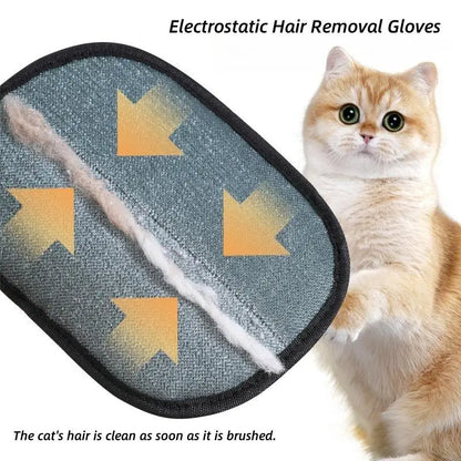 Pawzen™ Pet Hair Remover Grooming Gloves