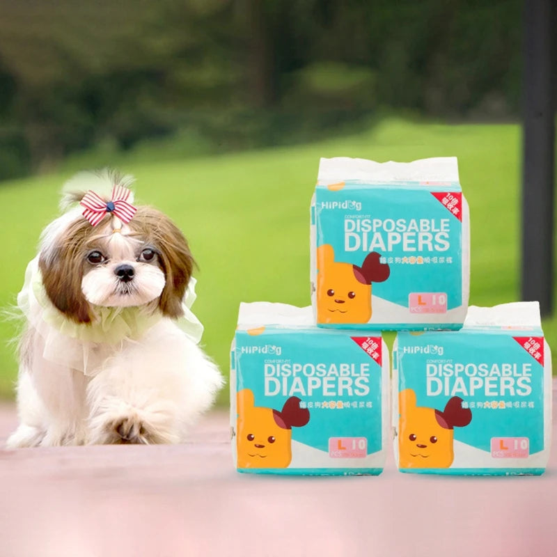 Pawzen™ Female Dog Diaper (Leakproof & Absorbent)