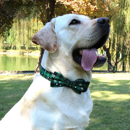 Pawzen™ Christmas Pet Collar with Bow Tie