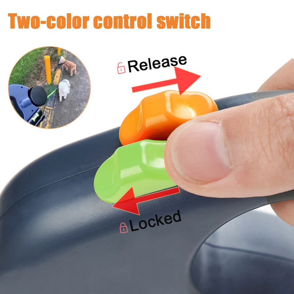 Pawzen™ DuoGlow Retractable Leash