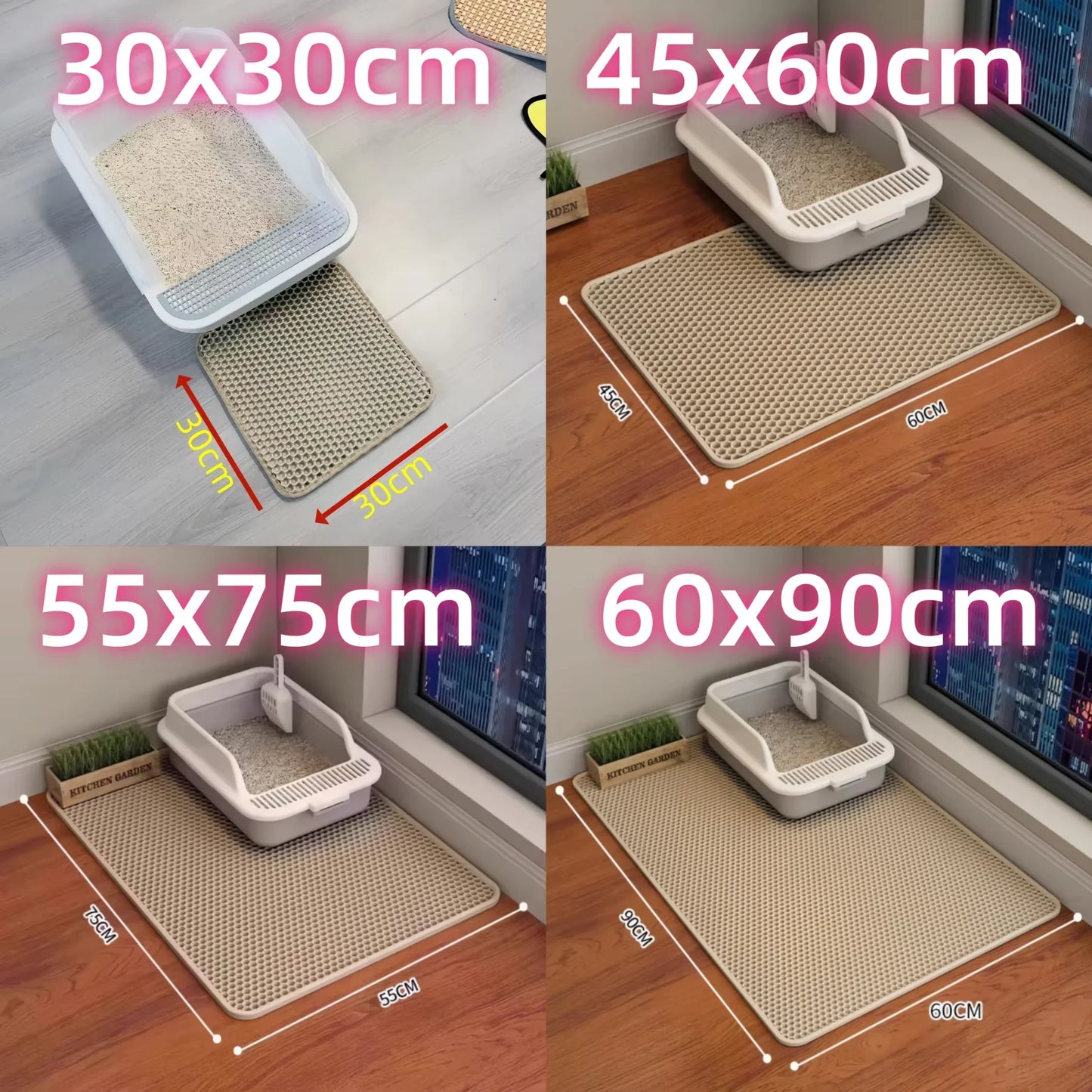 Pawzen™ Waterproof Double Layer Litter Trapping Mat