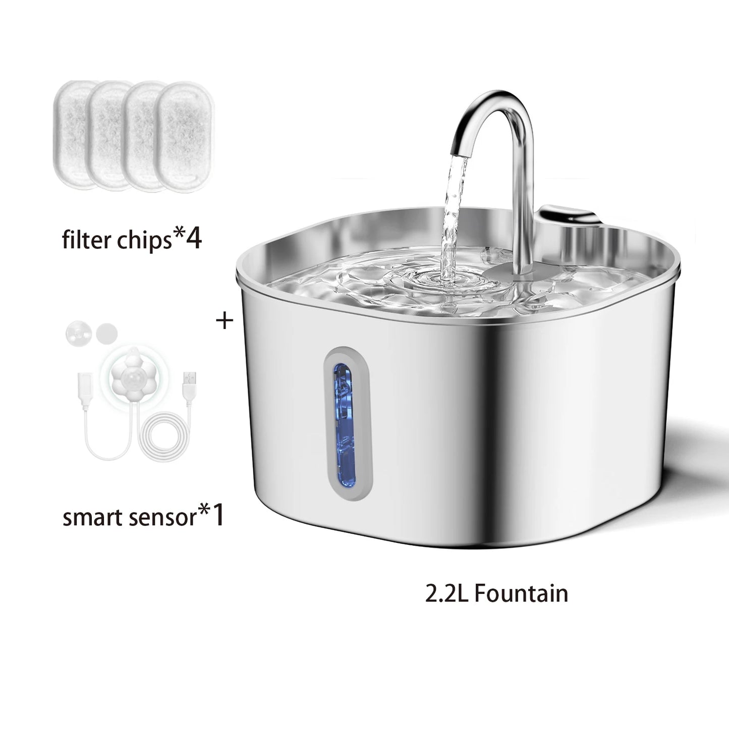 Pawzen™ Automatic Pet Water Fountain 2.2L