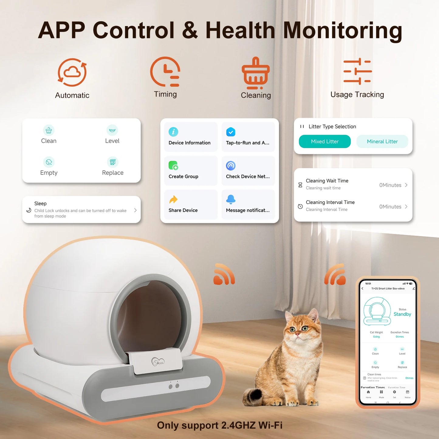 Pawzen™ SmartClean Litter Box Pro