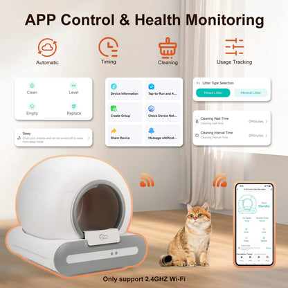 Pawzen™ SmartClean Litter Box Pro