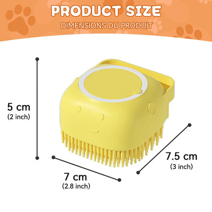 Pawzen™ Dog Bath Brush with Shampoo Dispenser