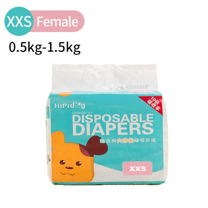 Pawzen™ Female Dog Diaper (Leakproof & Absorbent)
