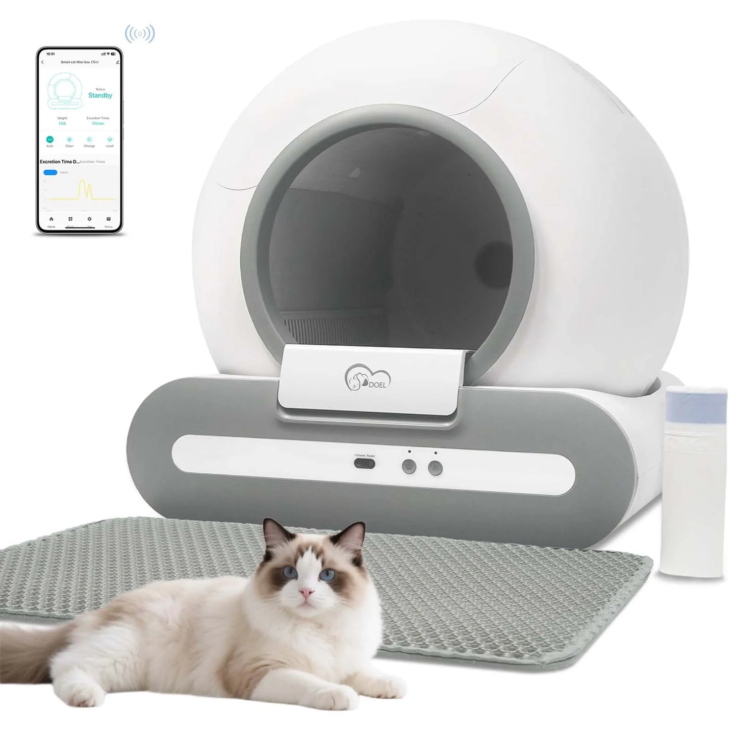 Pawzen™ SmartClean Litter Box Pro