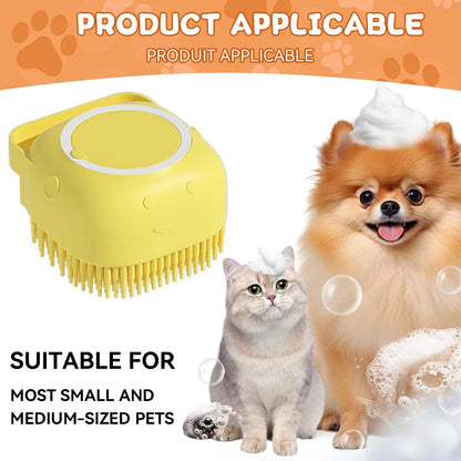Pawzen™ Dog Bath Brush with Shampoo Dispenser