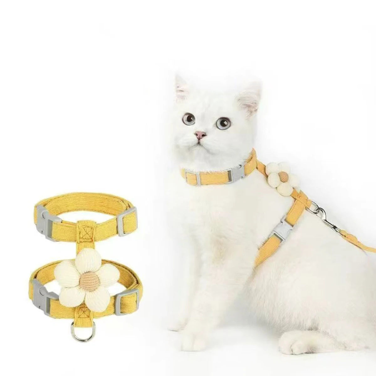 Pawzen™ Adjustable Pet Harness & Leash Set